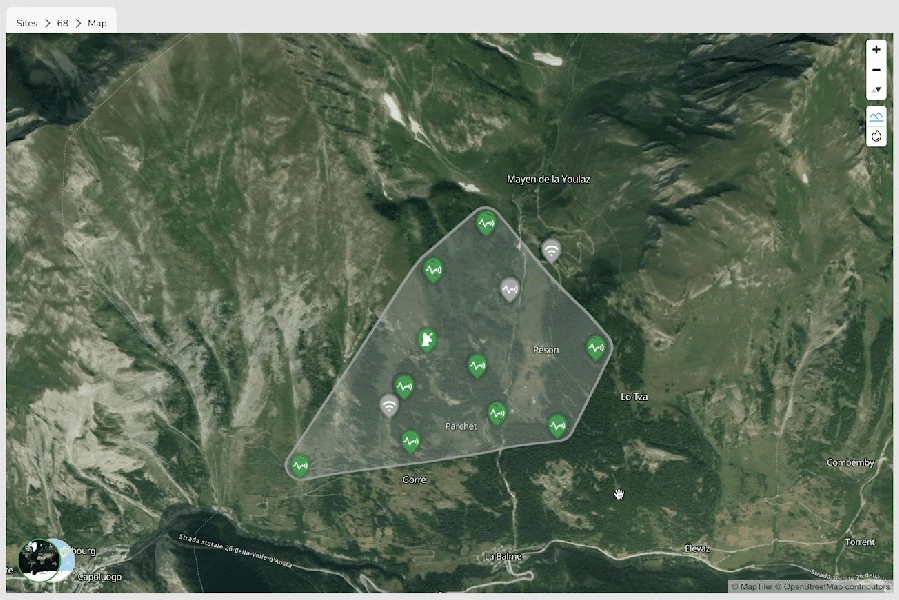 Optimized Site Management Layout